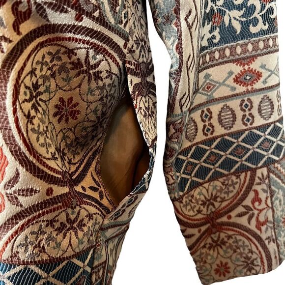 VINTAGE ALFRED DUNNER TAPESTRY PAtCHWORK JACKET - Picture 9 of 13